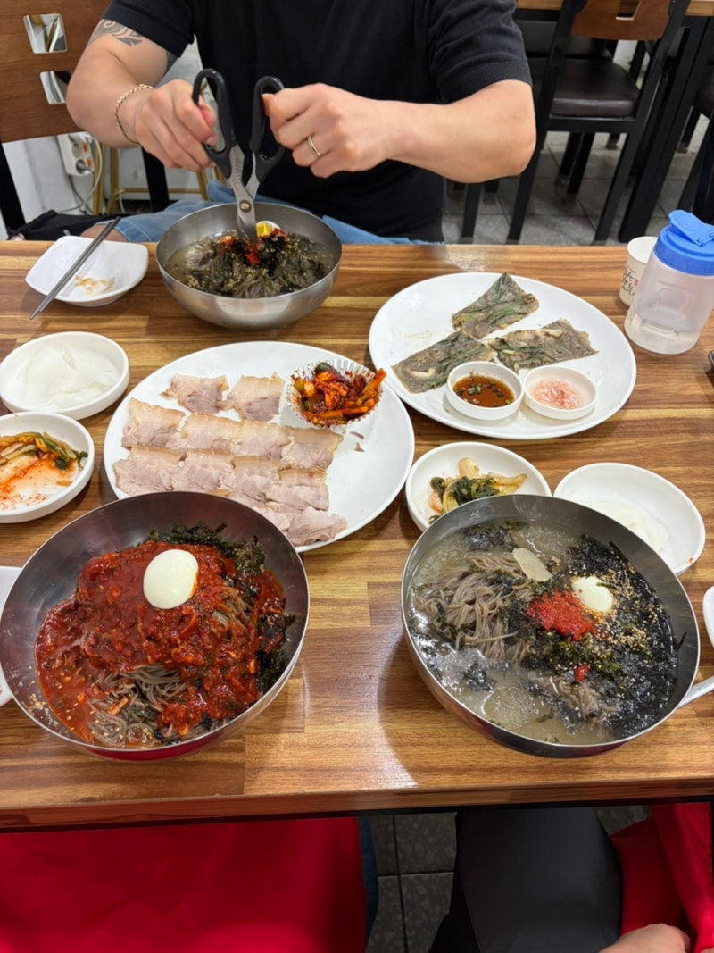 해운대 막국수 맛집 송정해변막국수 해운대점, 물막국수 비빔막국수 솔직후기