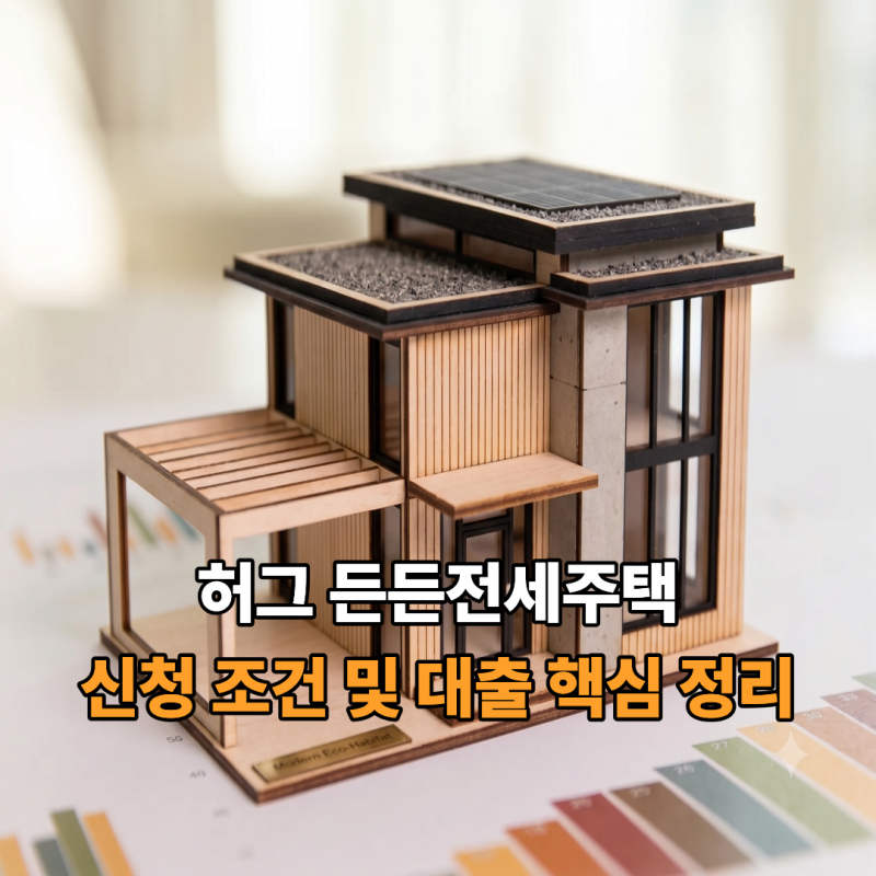 허그 든든전세주택 신청 조건 및 대출 핵심 정리