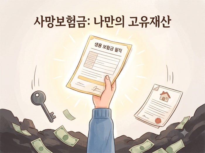 부모님 사망보험금 내가 수익자라면 형제들과 나눠야 할까? 상속세는?