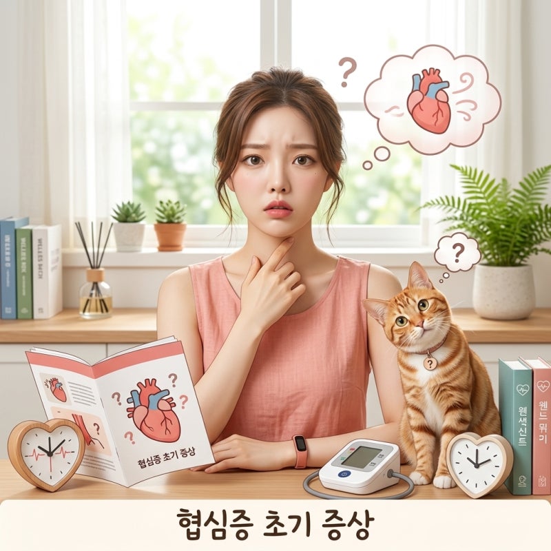 가슴을 쥐어짜는 듯한 통증, 돌연사 예방을 위한 협심증 초기증상 신초