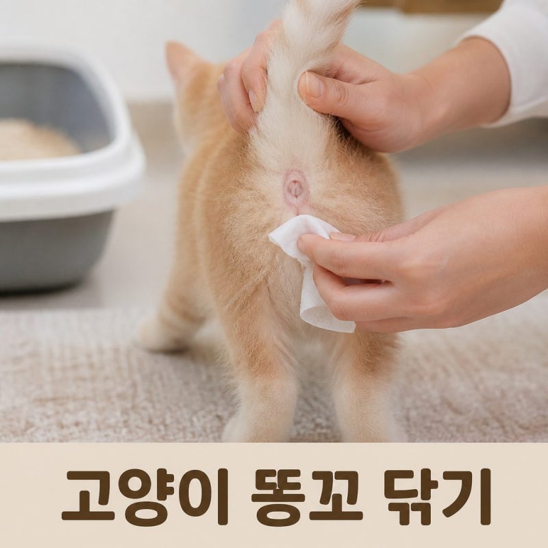 고양이 똥꼬 닦기 방법, 초보 집사도 쉽게 하는 팁