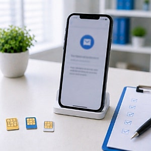 번호 이동 사전동의 문자 안 올 때 기존 유심과 통신사 인증 확인하세요