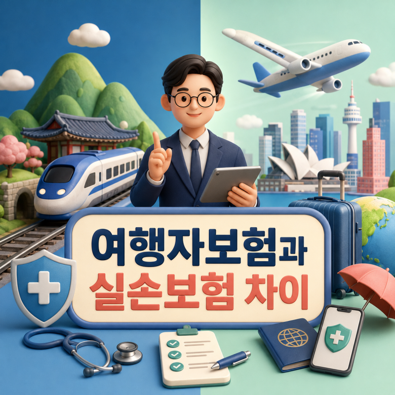 실손보험만 믿고 여행을 떠나도 될까? 여행자보험을 함께 살펴본 이유