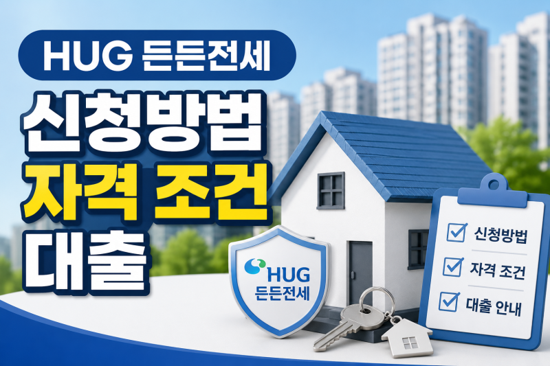 허그 든든전세 주택 신청방법 자격 조건 대출 가이드