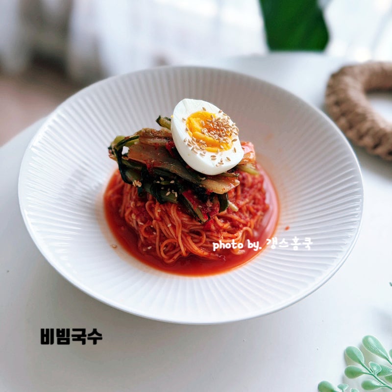 이영자 비법 비빔국수 양념장 레시피 1인분 열무비빔국수 황금레시피