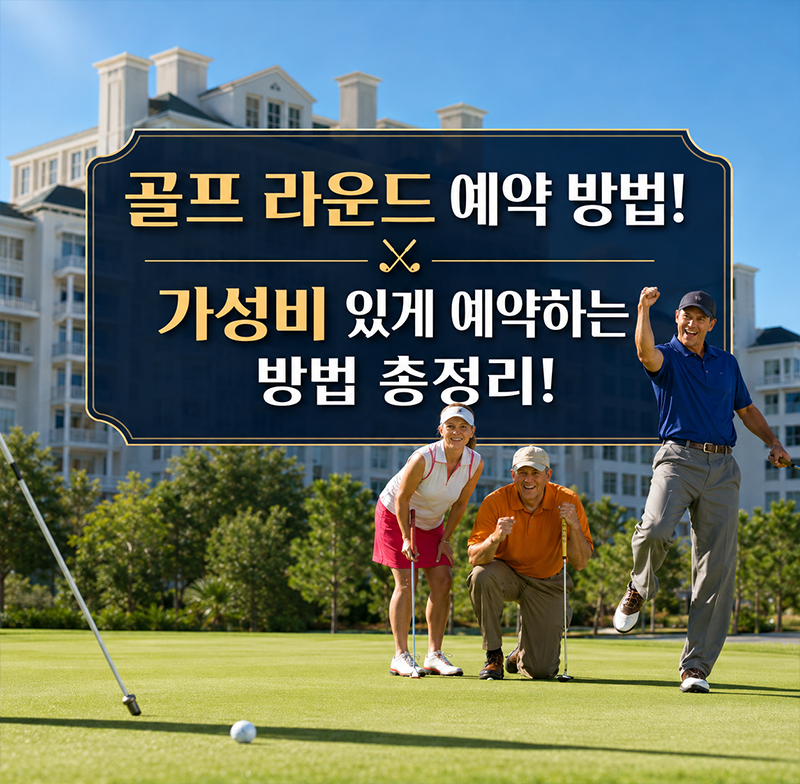 골프 예약 어플 비교,골팡 골프몬 엑스골프로 그린피 아끼는 방법