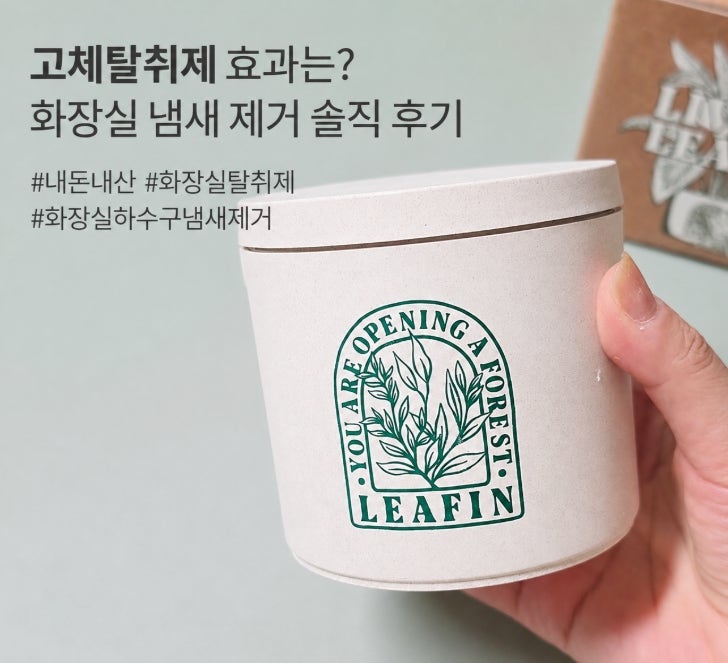 화장실탈취제 고체탈취제 효과는? 아파트 악취 화장실 하수구냄새 제거 솔직 후기