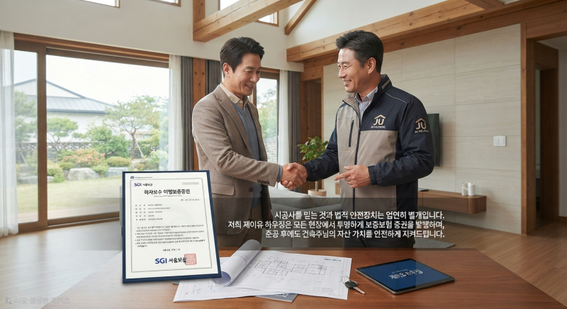 하자보수증권 없다면 사기입니다" 집 짓고 10년 후회 안 하려면 반드시 아셔야 할 진실