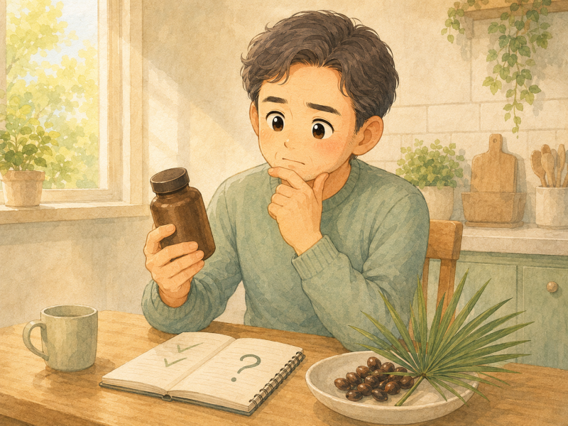 전립선비대증 쏘팔메토 효과 있을까? 복용 전 알아둘 점