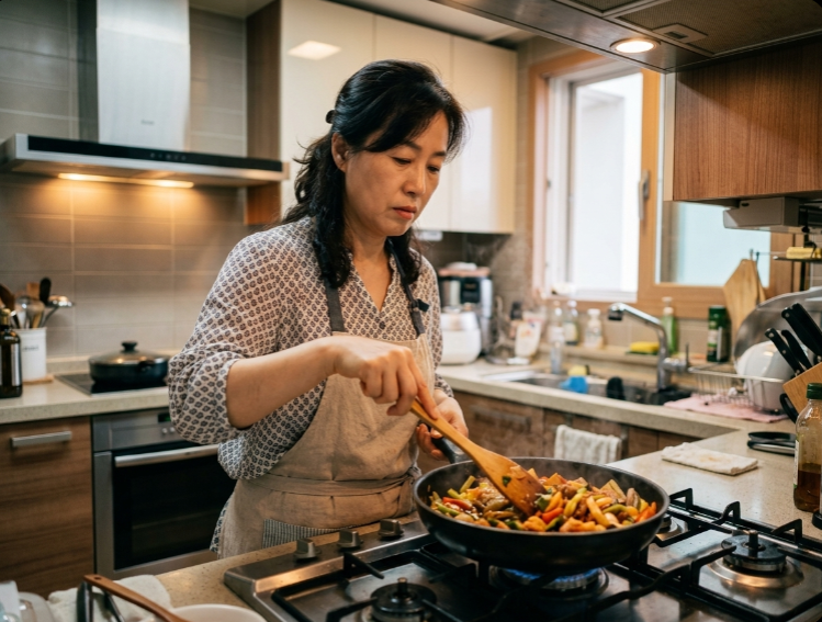 자동으로 돌아가는 롤팬(자동회전냄비) 완전 분석 리뷰 - 계속 저어야 하는 요리, 불 앞을 못 ....