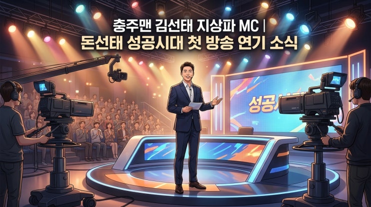 충주맨 김선태 지상파 MC | <b>돈선태</b> 성공시대 첫 방송 연기 소식