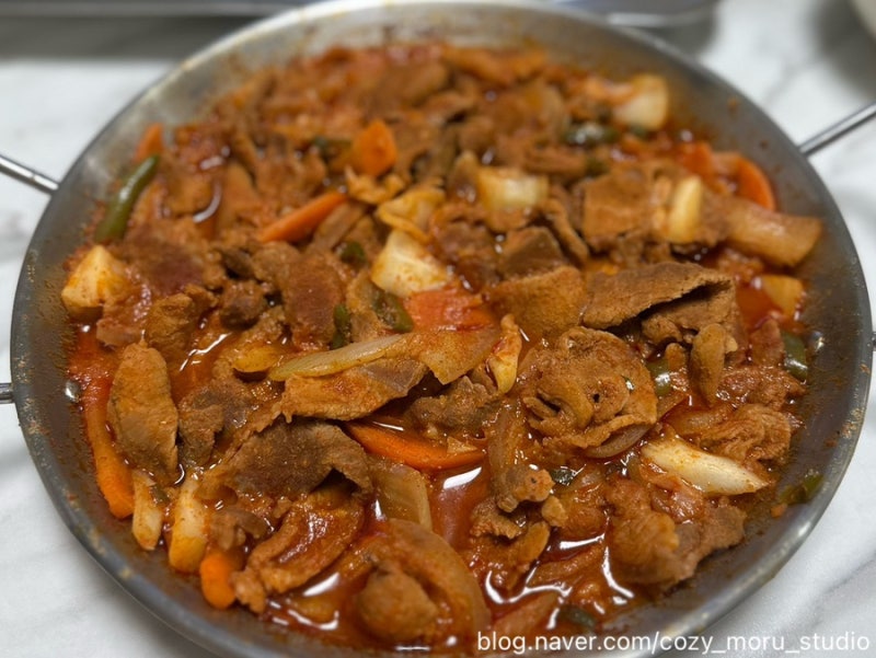 돼지고기 앞다리살 고추장 불고기 레시피 | 기사식당 스타일 고추장 불고기 만드는 법