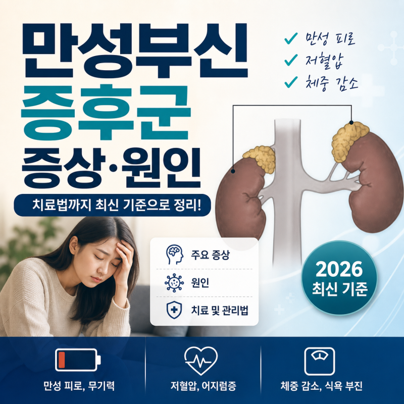 만성부신증후군 증상 원인
