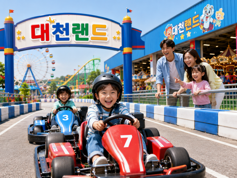 대천 가볼만한 곳, 가족과 함께 즐기는 대천 카트장 대천랜드