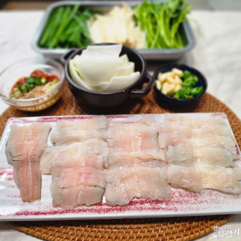 하모샤브샤브 만들기 8월제철해산물 갯장어 샤브샤브 간단 육수 레시피