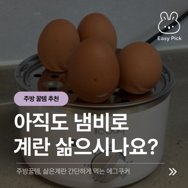 삶은 계란 귀찮아서 안 먹었다면 루크 올스텐 에그쿠커