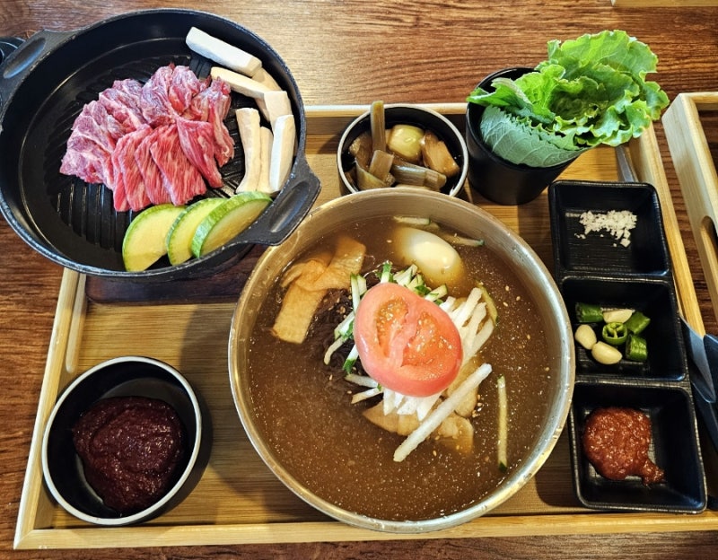 경주천년의숲 맛집 깔끔한 1인 한우 화로구이_연희옥