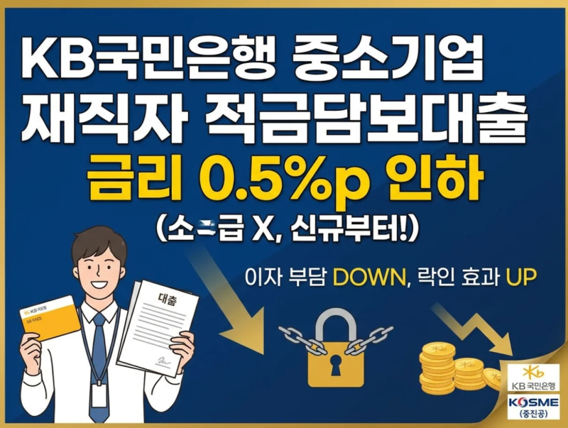 "0.5%p 뚝 낮아졌다는데" 중진공대출 지금 갈아타도 될까