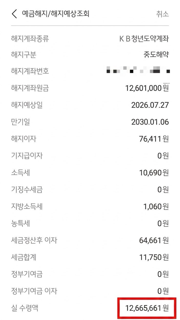 KB국민은행 청년도약계좌 특별중도해지, '이 순서'대로 안 하면 100만 원 그냥 날립니다! (실수....