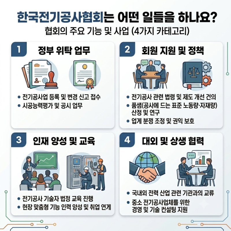 [전기ISC 청년기자단 3기] 한국전기공사협회 완벽 정리 설립 목적부터 주요 역할까지