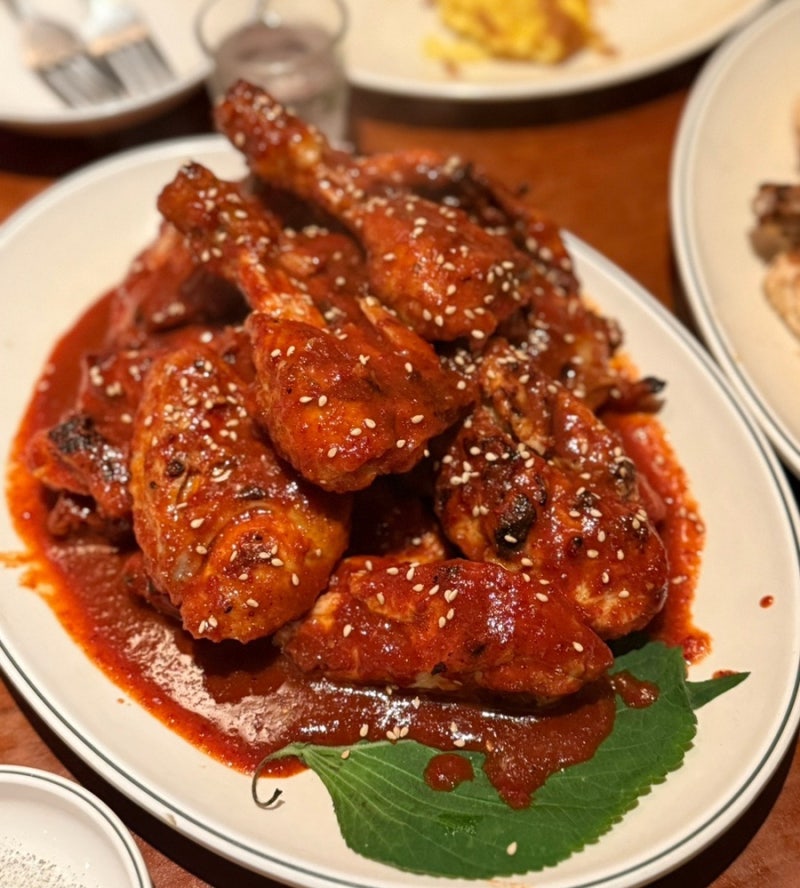 삼성중앙 치킨 맛집 동호숯불바베큐호프 삼성점