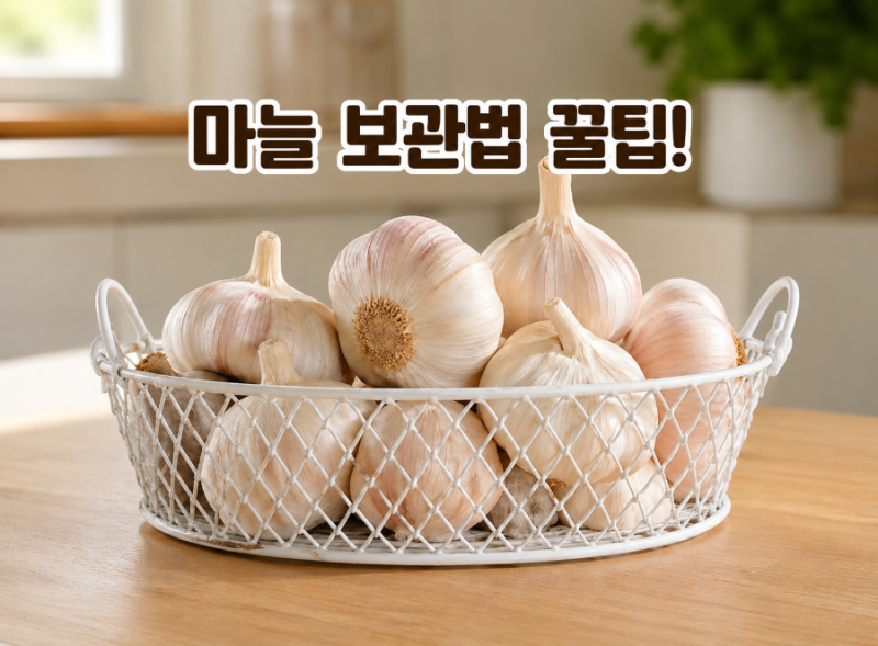 마늘 보관법 통마늘 깐마늘 보관 꿀팁 이렇게 하면 오래 신선해요.