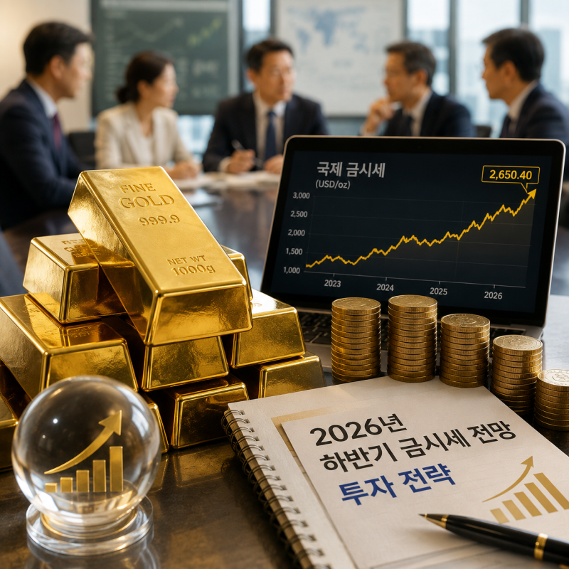 전문가 5인이 분석한 2026년 하반기 금시세 전망과 투자 전략