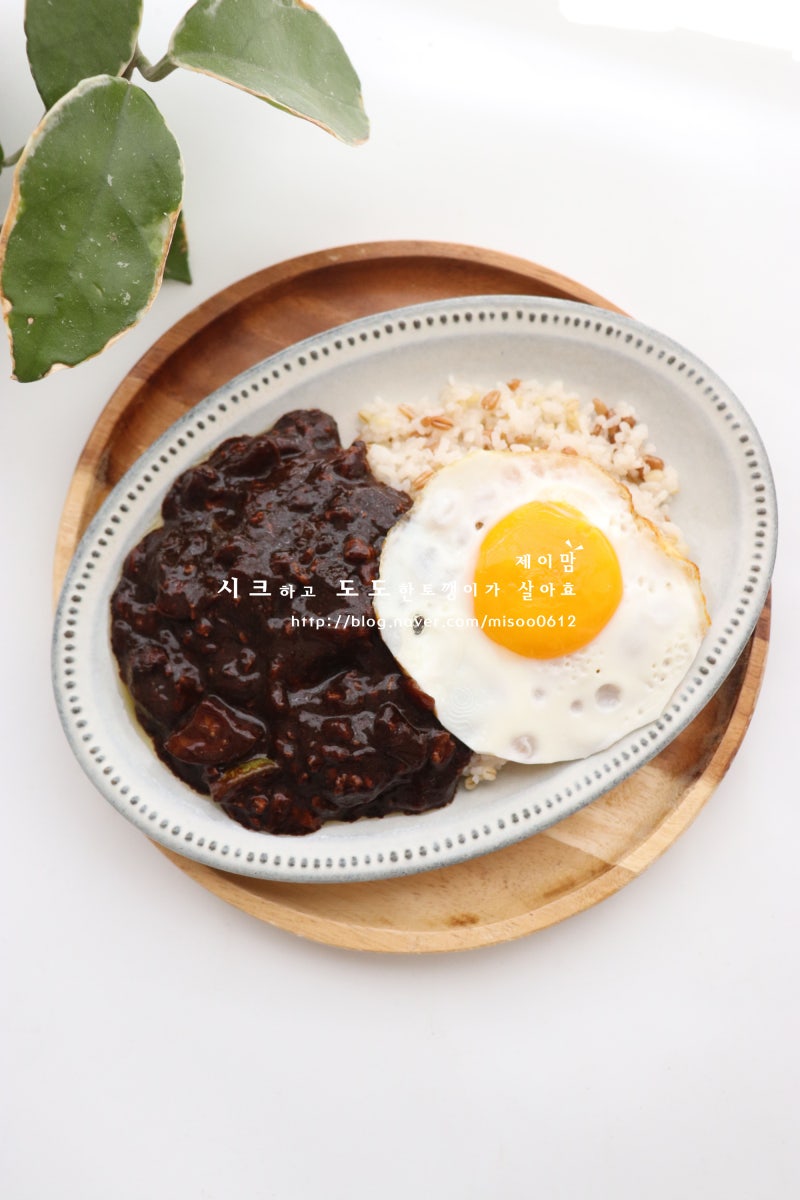 짜장 만드는 법 짜장밥 레시피 춘장 필요 없이 짜장가루로 간짜장 만들기