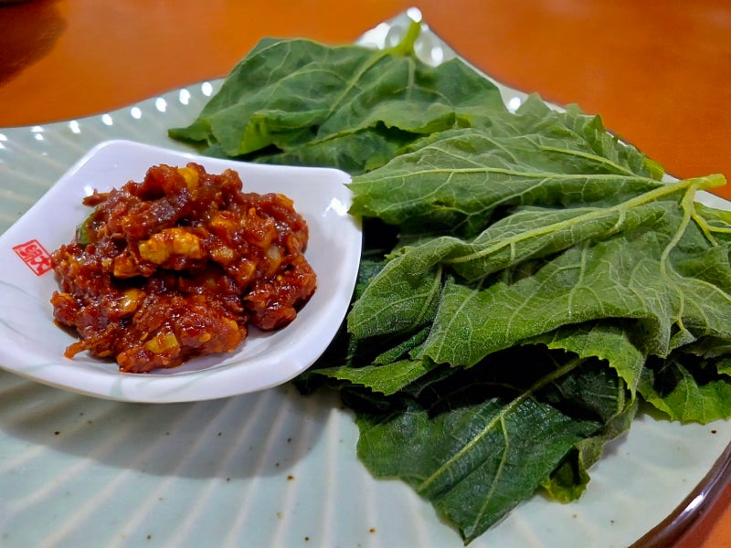 호박잎쌈 맛있게 찌는 법과 볶은쌈장 황금레시피
