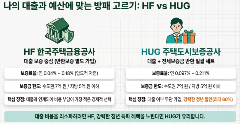 2026 하나은행 청년버팀목 HF·HUG 전세보증보험 신청 방법 (모바일 vs 영업점 방문)