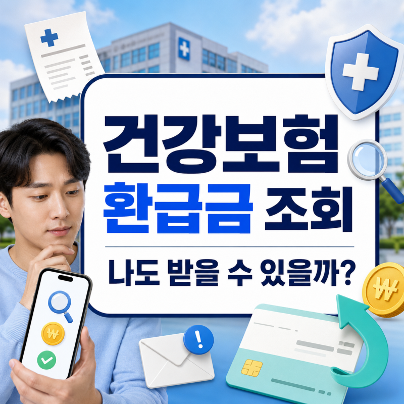 건강보험 환급금 조회 나도 받을 수 있을까?