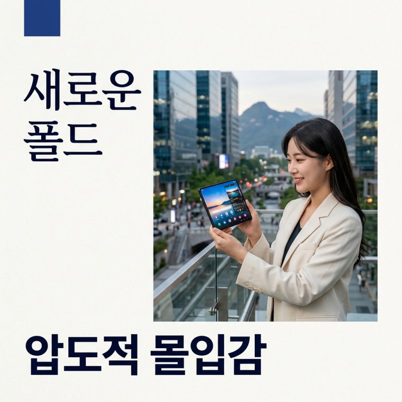 갤럭시 Z 폴드8 (와이드) 전격 공개! 넓어진 화면비, 스펙, 가격 총정리