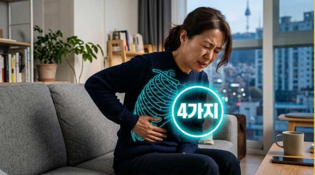 숨 쉴 때 갈비뼈 통증? 늑간신경통 증상과 심장 질환 구별법 및 치료방법 총정리