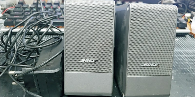 pc 스피커 중의 명품 중의 명품 보스 m2 오른쪽 소리가 안 나는 이유는?