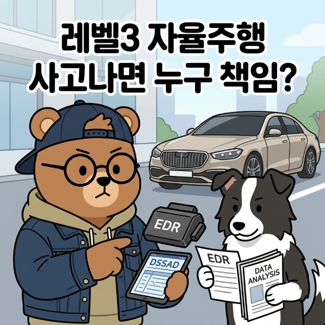 [자율주행 사고 보상] "레벨3 주행 중 사고나면 누구 책임?" 대인배상 & 구상권