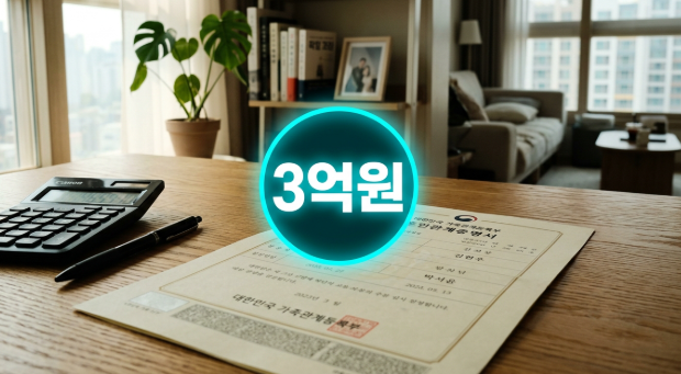 신혼집 보증금 3억 세금 없이 받는 법: 혼인 출산 증여세 면제한도 1.5억 완벽 가이드