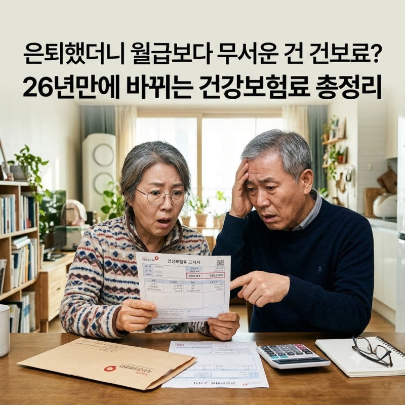 은퇴했더니 월급보다 무서운 건 건보료? 26년만에 바뀌는 건강보험료 총정리