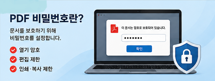 PDF 비밀번호 해제 방법 | 암호 걸린 PDF를 안전하게 푸는 가장 쉬운 방법 (2026)