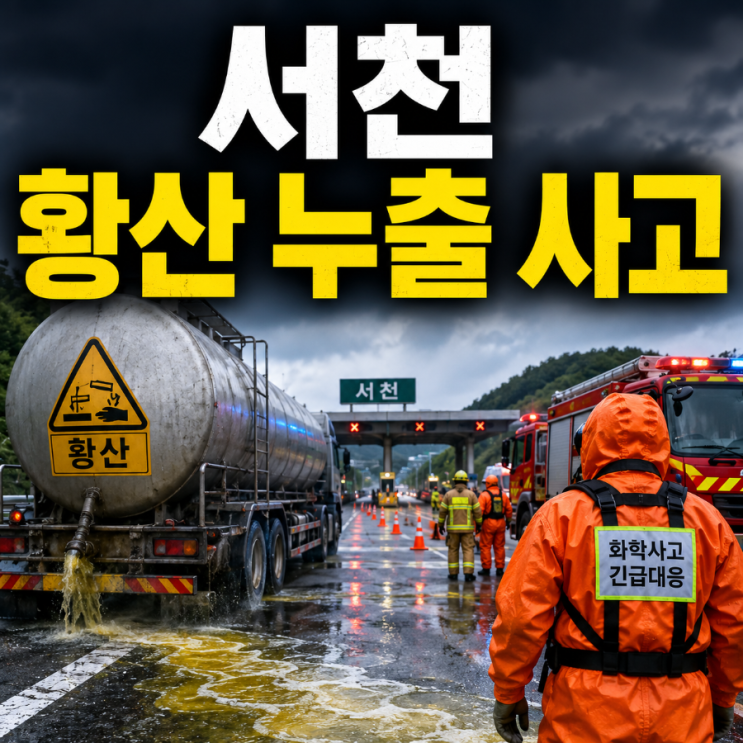 <b>서천 황산 누출</b> 사고, 현재 상황 정리