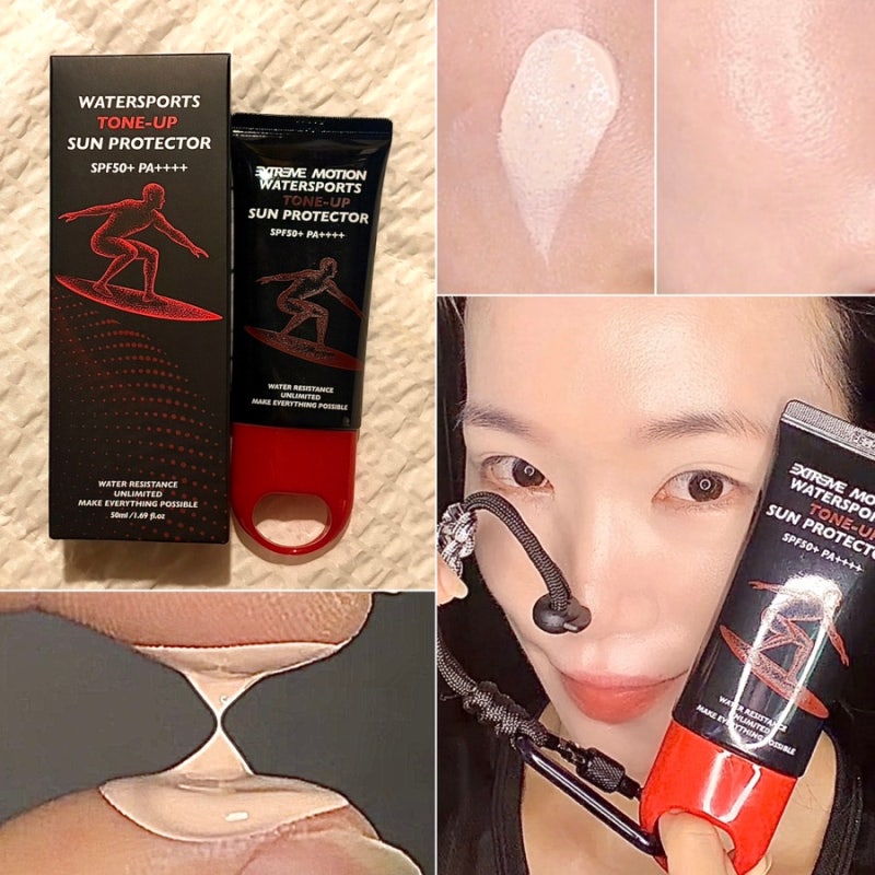 [톤업 워터프루프 선크림 추천] ✨익스트림모션 워터스포츠 톤업썬프로텍터✨ 솔직후기 :: ....