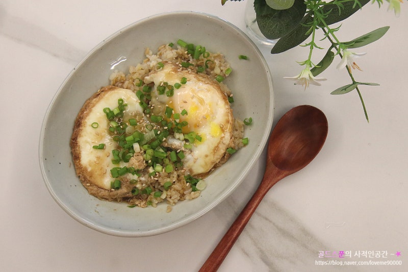 불 필요없는 전자레인지 요리 레시피 이찬원 간장계란밥 만들기