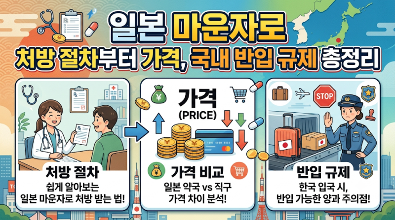 일본 마운자로 처방 절차부터 가격, 국내 반입 규제 총정리