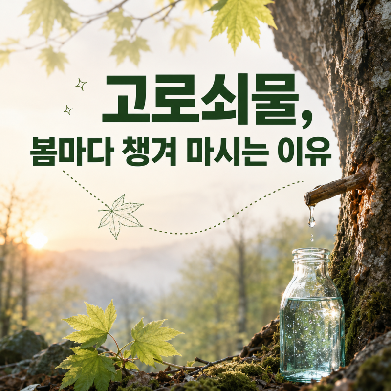 고로쇠물 효능, 봄마다 챙겨 마시는 이유는 뭘까