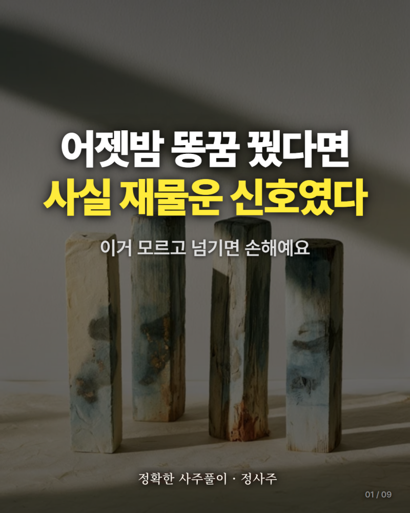 똥꿈해몽 정확히 보는 법 7가지 (꿈해몽풀이)
