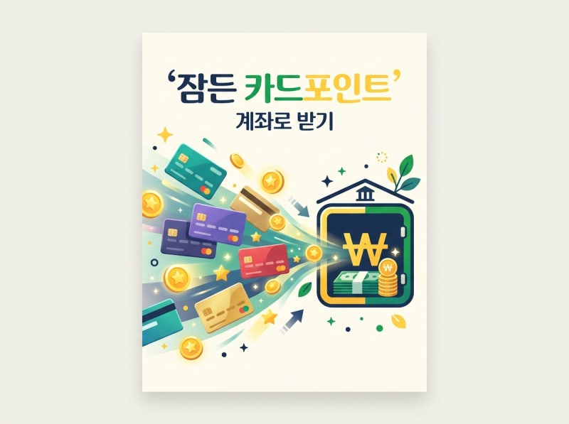 카드포인트 통합조회, 보이는 포인트가 모두 입금되진 않습니다