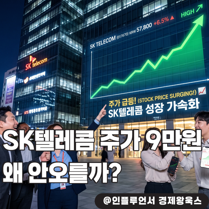 "SK텔레콤 주가 9만원대" 제자리걸음..배당 수익 챙길 수 있을까?