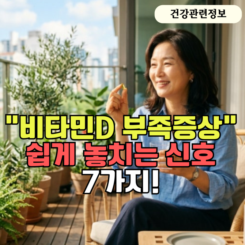 '비타민D 부족 증상' 의외로 많은 사람들이 놓치는 7가지 신호