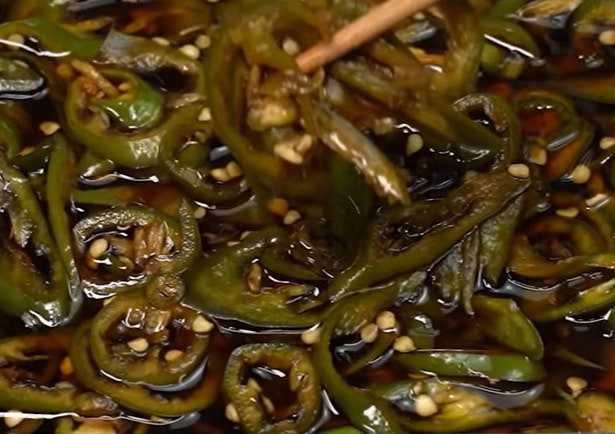 ️ 달지 않고 아삭한 고추채 장아찌 황금레시피-여름철 밥도둑