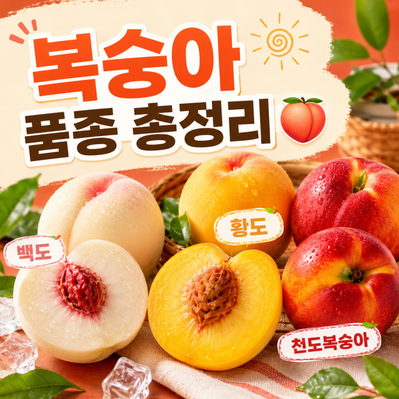복숭아 냉장 보관하면 손해! 당도 살리는 보관법 총정리