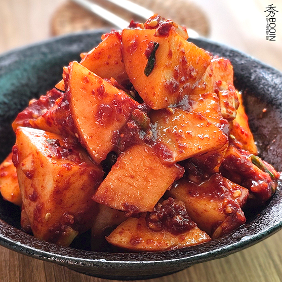 맛없는 복숭아 활용법 | 딱딱한 복숭아 깍두기 만들기